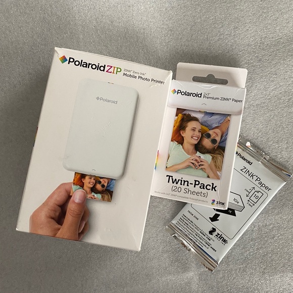Polaroid Other - Polaroid Zip Instant Printer & Paper